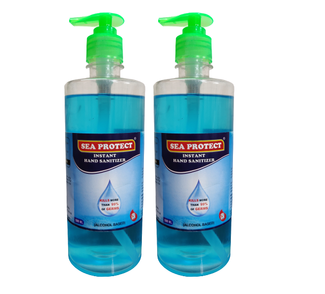 Sea Protect Instant Hand Sanitizer 500 ml - Pack of 2 ...